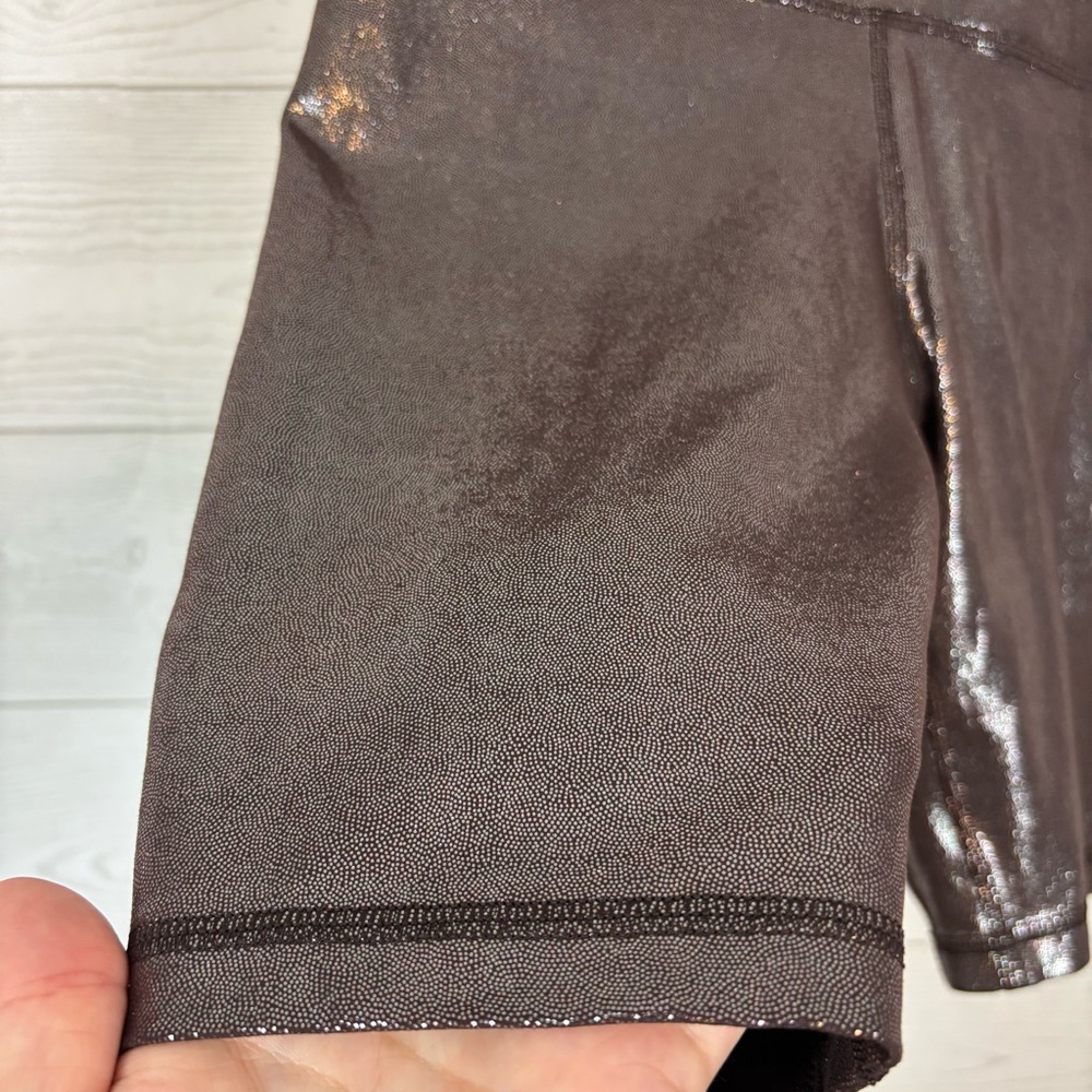 Lululemon Align High Rise Shorts Radiate Foil Print French Press Size 6 - Picture 5 of 8